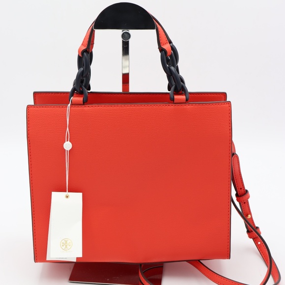 Tory Burch Kira Leather Small Tote Crossbody Bag - Picture 2 of 8